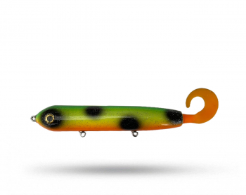 Musky Mojo Wabull Tail - Spotted Fire Tiger